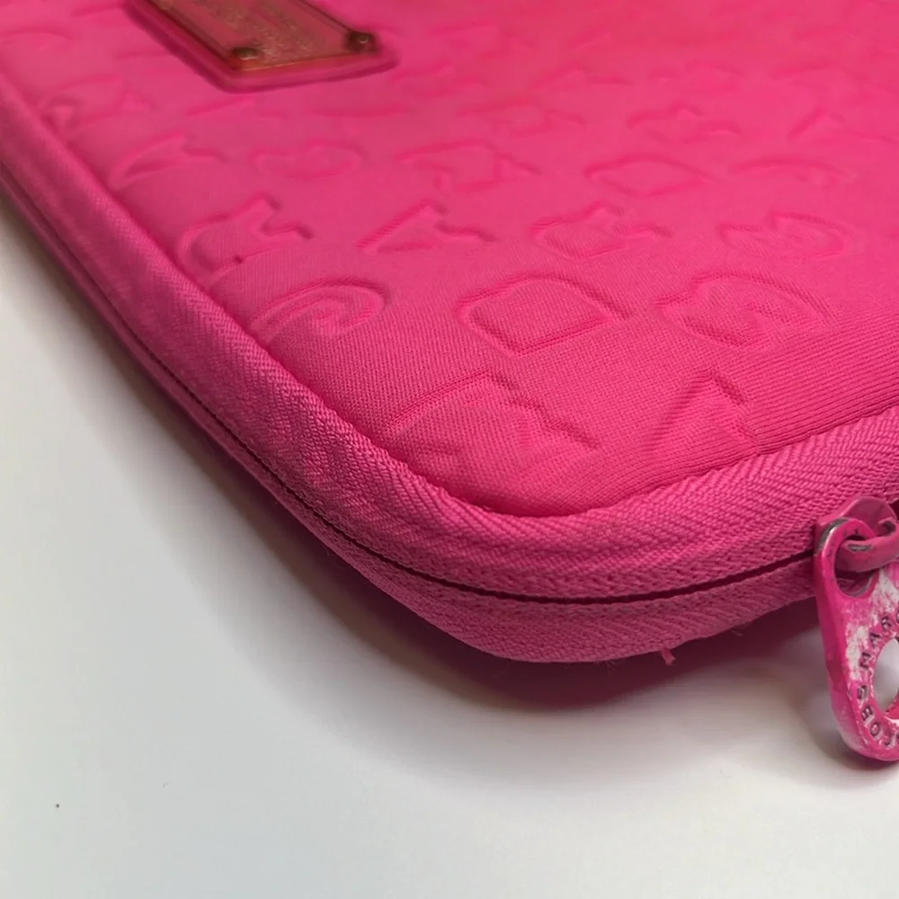 Marc by Marc Jacobs Pink Dreamy Logo Laptop Case